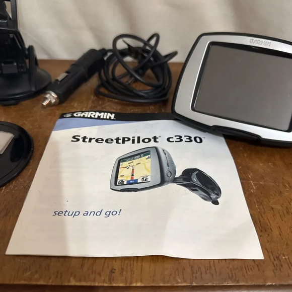 Garmin StreetPilot c330 GPS Navigator 3.5-Inch touchscreen bundle TESTED WORKS - Picture 2 of 8